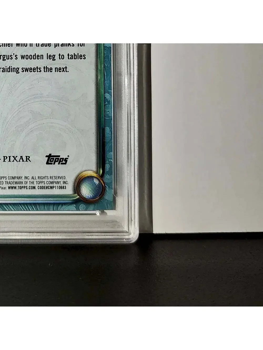 Harris, Hubert, and Hamish 2025 Topps Disney #147 Diamond Card Brave PSA 8